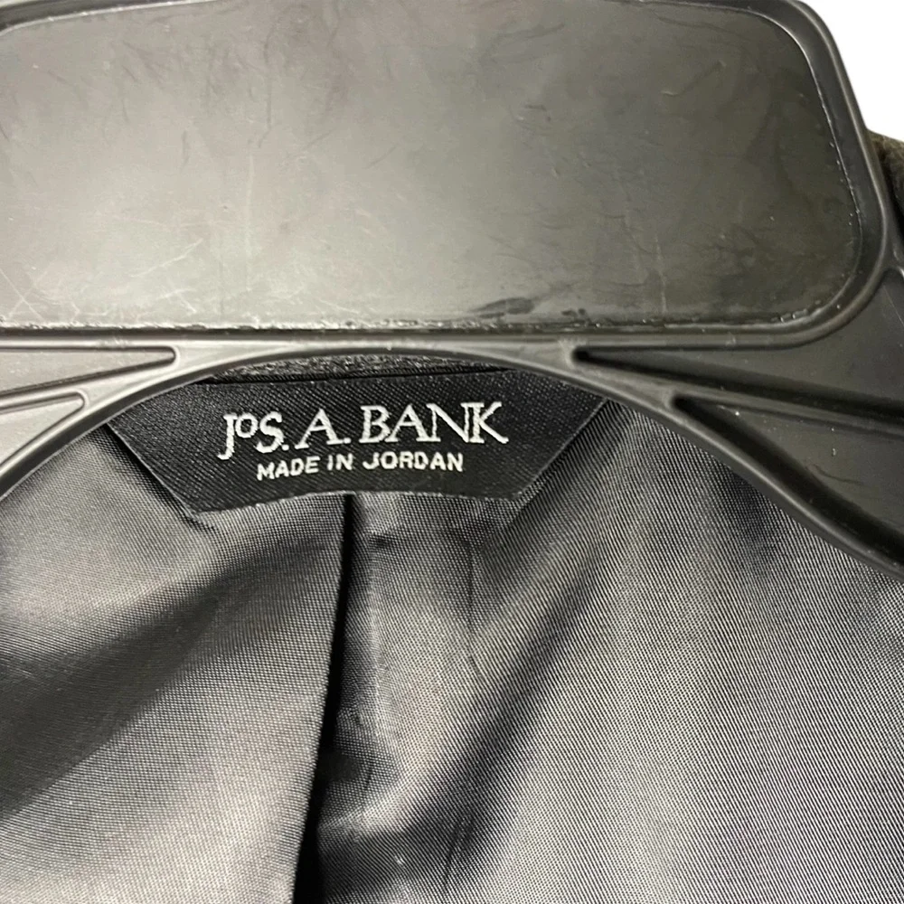 Jos A Bank Blazer Men’s 44R Gray 2 Button 100% Cashmere 2b Sport Coat Suit